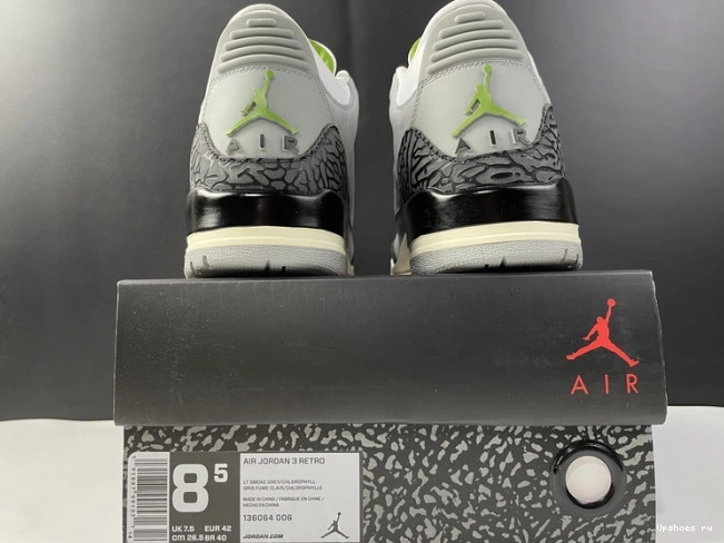 Retro Jordan 136064-006 Air 3 Chlorophyll 1112